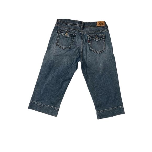 Levi’s 515 capri Sandblasted Demin Jeans Coastal Summer Sz 8 - Picture 2 of 4